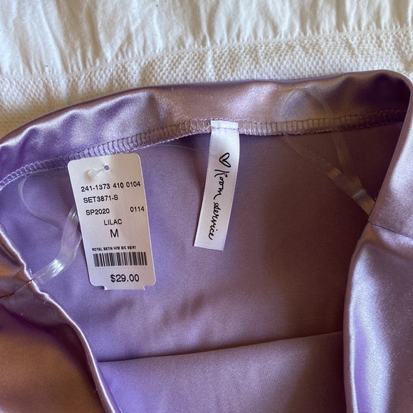 ❤️‍🔥2 for $20❤️‍🔥shiny purple mini skirt - Picture 3 of 3